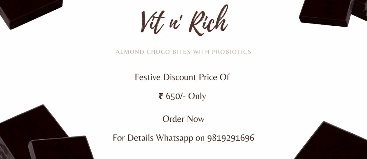 Vit n Rich - Probiotic Chocolate