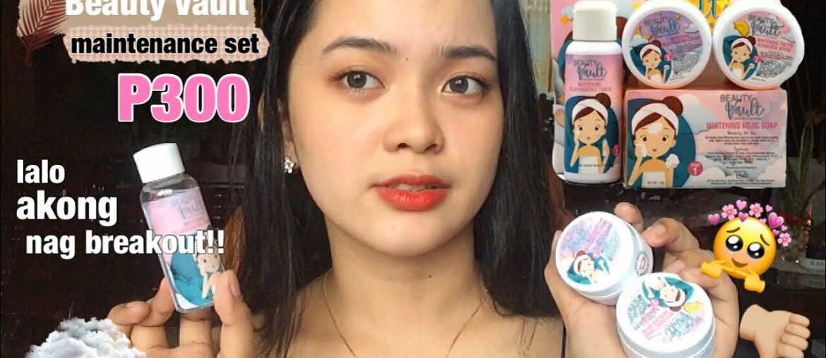 HONEST REVIEW: Beauty Vault Whitening Maintenance Set (( nah breakout ako!! )) | Shynne B