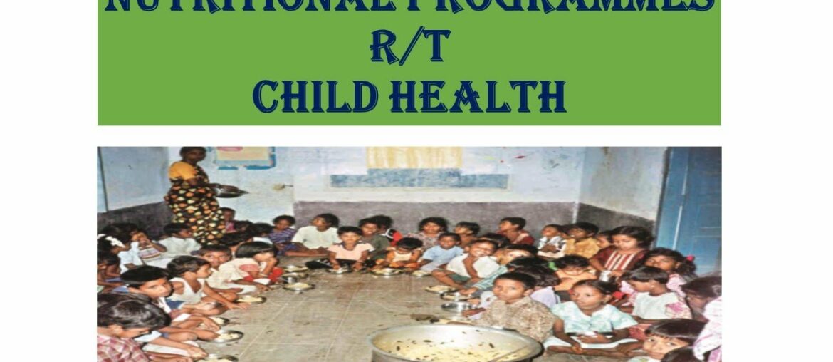 Nutritional Programs related to child health