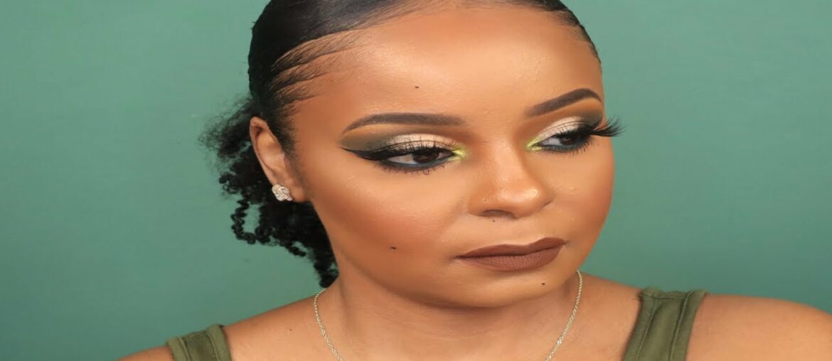 Fall Green Makeup Look