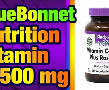 BlueBonnet Nutrition Vitamin C-500 mg Plus Rose Hips Vegetable Capules, for Immune Health,