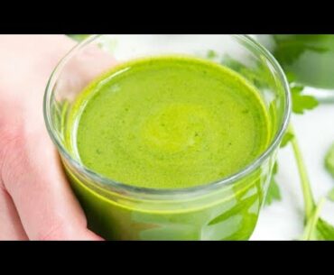 How to make a green juice to help fight covid-19