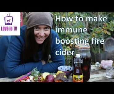 Immune Boosting Fire Cider Recipe / How to make healthy fire cider / Medicinal tonic / Foraging food