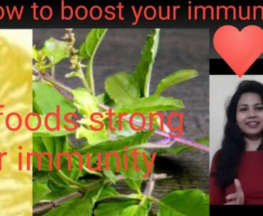 how to boost your immunity! 5 foods strongs for immunity! nutritioncrew