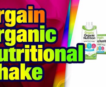 Orgain Organic Nutritional Shake, Sweet Vanilla Bean - Meal Replacement, 16g Protein, 21 V