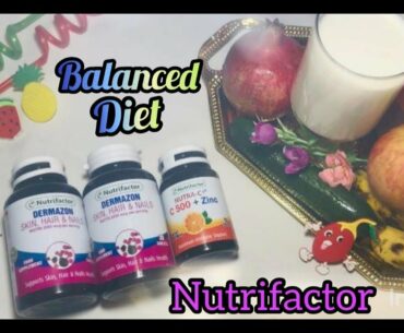 Importance of Healthy lifestyle & supplements || #nutrifactor #wellnessforlife