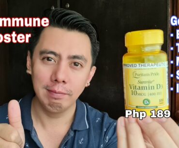 REAL TALK REVIEW | PURITANS PRIDE VITAMIN D3 (CHOLECALCIFEROL) 400 IU FOR BONES, SKIN & IMMUNITY