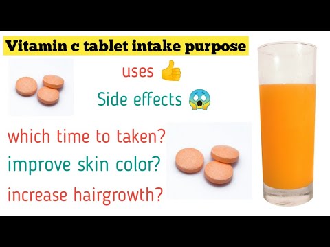 vitamin c tablet intake purpose in tamil| uses of vitaminc intake|sideeffects