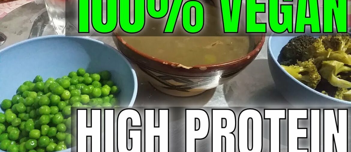 High Protein Cheap Vegan Meal For Muscle Growth / Fat Loss