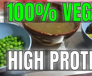 High Protein Cheap Vegan Meal For Muscle Growth / Fat Loss