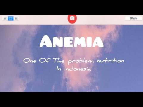 ANEMIA | One Of Problem Nutrition In Indonesia #Learnspeakenglish