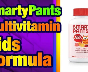 SmartyPants Kids Formula Daily Gummy Multivit amin: Vitamin C, D3, and Zinc for Immunity, G