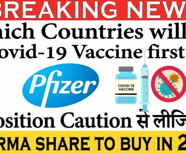 Pfizer Covid 19 Vaccine News | Key things you should know before you invest| Pharma Stock to buy