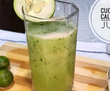 Cucumber Calamansi Juice To Boost Your Immune System | Healthy Smoothie