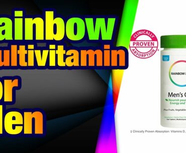 Rainbow Light Men’s One Multivitamin for Men, with Vitamin C, Vitamin D, & Zinc for Immune