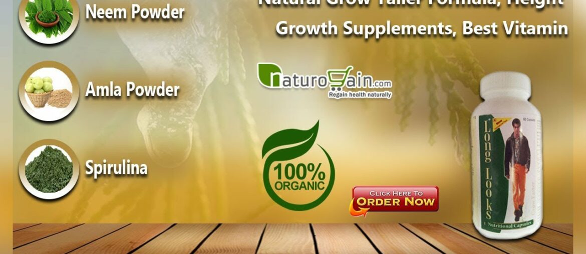 Natural Grow Taller Formula, Height Growth Supplements, Best Vitamin