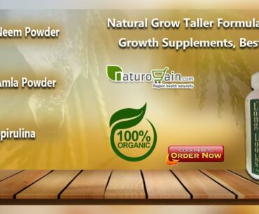 Natural Grow Taller Formula, Height Growth Supplements, Best Vitamin