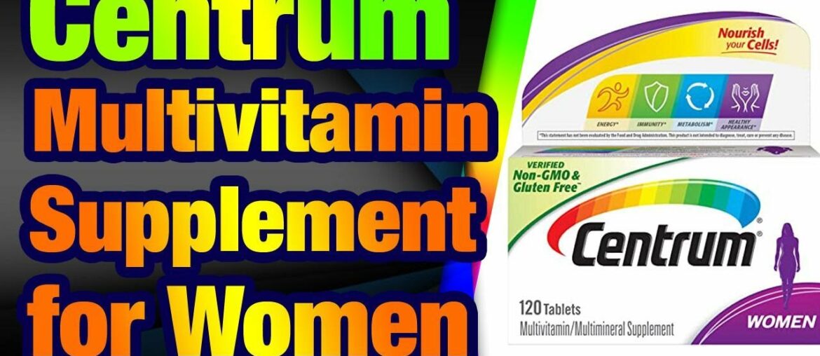 Centrum Multivitamin for Women, Multivitamin/Multimineral Supplement with Iron, Vitamins D