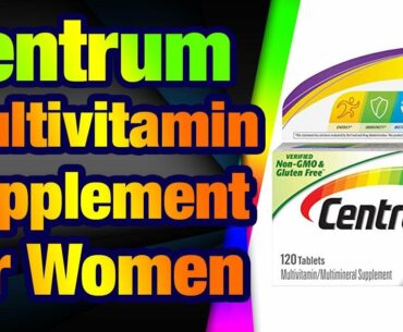 Centrum Multivitamin for Women, Multivitamin/Multimineral Supplement with Iron, Vitamins D