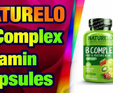 NATURELO B Complex - Whole Food - with Vitamin B6, Folate, B12,Vegetarian - Best Natural Supplement