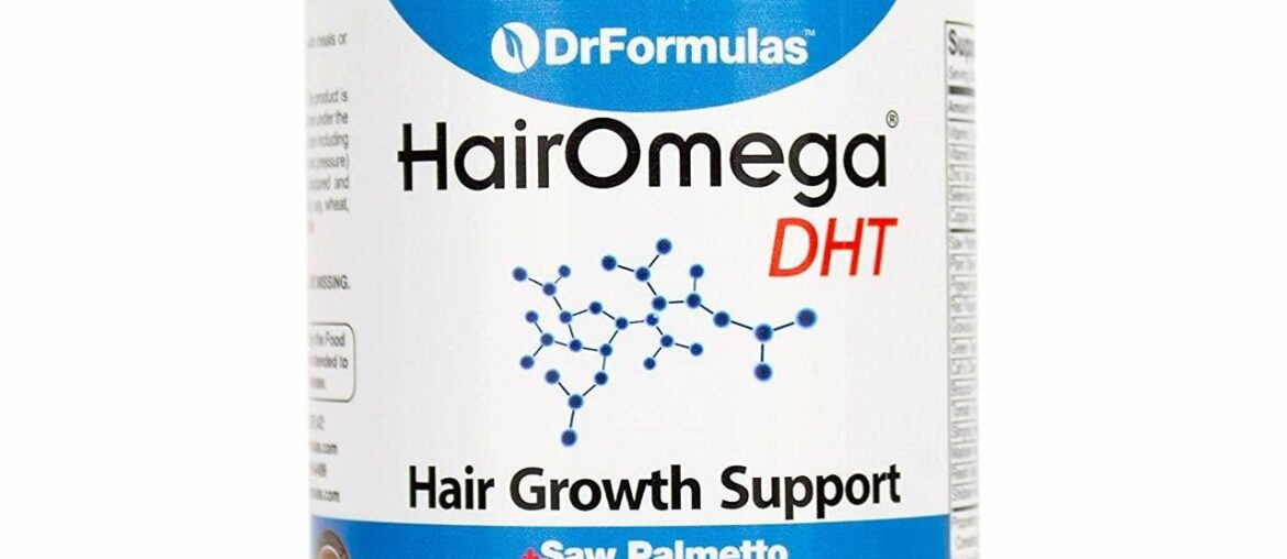 DrFormulas Original Hair Vitamins Without Biotin | HairOmega DHT Blocker | Hair Growth Supplement P