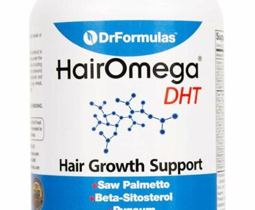 DrFormulas Original Hair Vitamins Without Biotin | HairOmega DHT Blocker | Hair Growth Supplement P