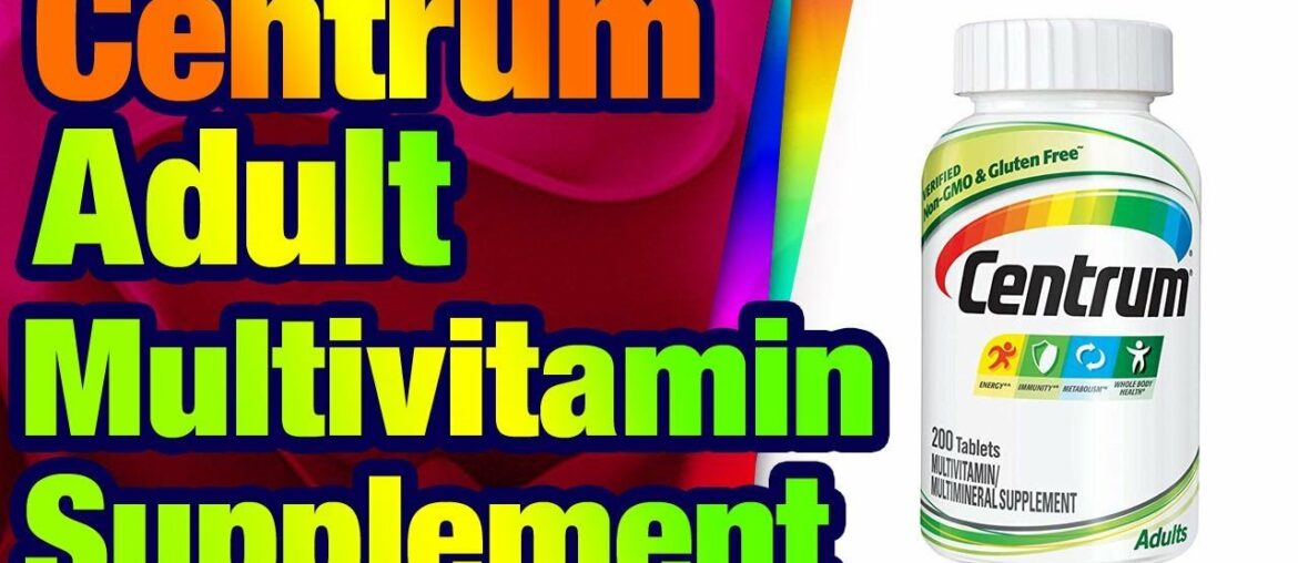 Centrum Adult Multivitamin/Multimineral Supplement with Antioxidants, Zinc and B Vitamins