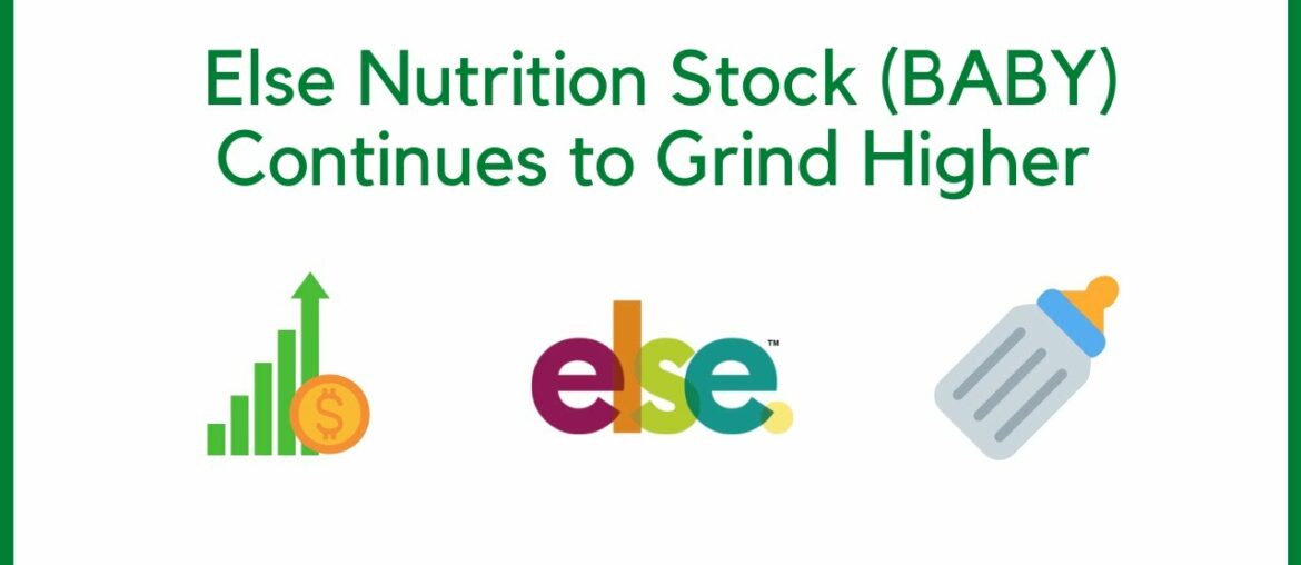 Else Nutrition Stock (BABY) Continues to Grind Higher