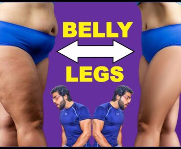 #BELLY & #LEGS COMBINE HOME WORKOUT | LOSE WEIGHT WITH VITAMIN C ANTIOXIDANTS |