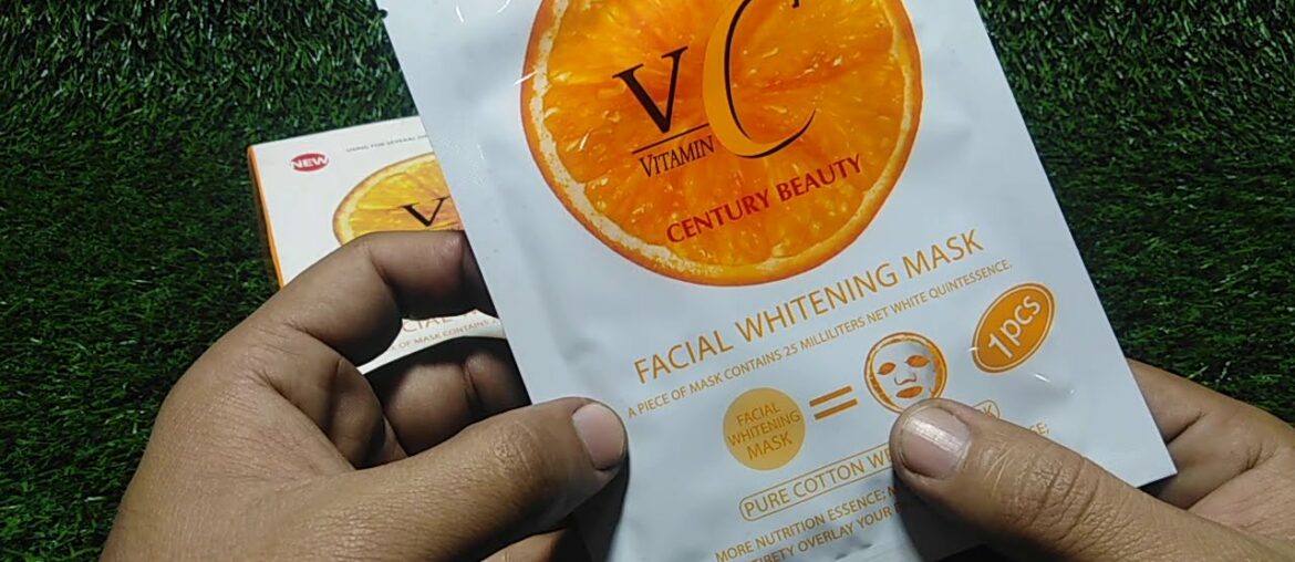 Vitamin C Mask | Product Review | Century Beauty | Online Fashion Store