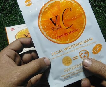 Vitamin C Mask | Product Review | Century Beauty | Online Fashion Store