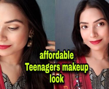Affordable Teenagers makeup look ||Diksha Parmar||