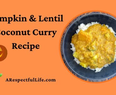 Pumpkin & Lentil Coconut Curry Recipe - PLUS Dreena Burton's Pumpkincredible Hummus!