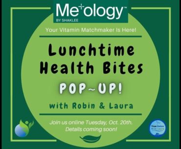 Your Vitamin Match Maker has arrived  meet  Me+Ology 15 minute Health Bite