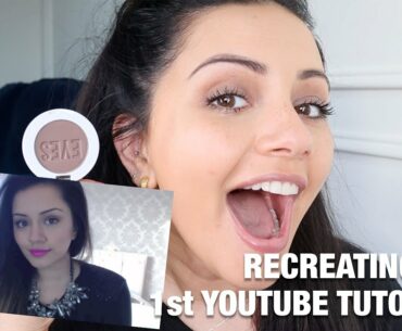 RECREATING MY FIRST MAKEUP TUTORIAL AFTER 7 YEARS LATER!