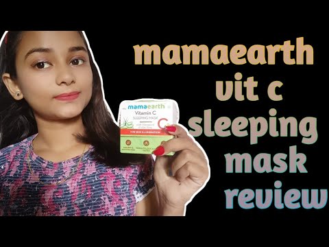 Mamaearth vitamin c sleeping mask review |JPSBeautyChannel|