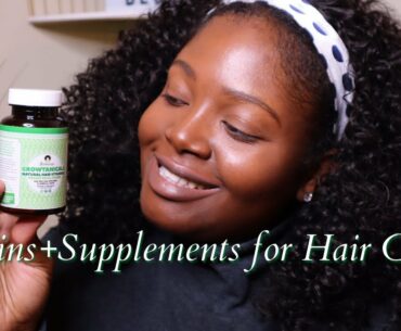 Vitamins + Supplements That I Take for Natural Hair Growth | My Experience + Additional Tips