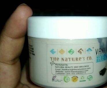 The Nature's Co Vanilla vitamin e cream #Review