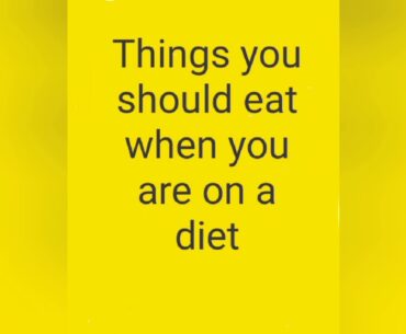 Things you should eat on a diet . Beauty Buster . Vegetables n Fruits / Vitamins . (Roses comedy )
