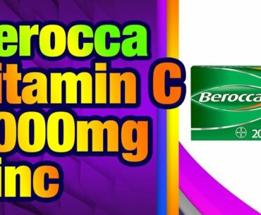 Berocca with Vitamin C 1000mg, Zinc, Biotin, B12 Vitamin Energy Supplement, Orange Flavor