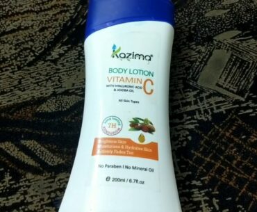 Kazima Body Lotion / Vitamin C / With Cold Cream / From Flipkart