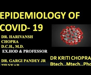 EPIDEMIOLOGY OF COVID -19 | Part 2 | Clinical Features | Diagnosis | Treatment Guideliness