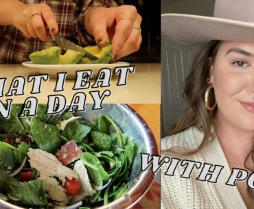 WHAT I EAT IN A DAY WITH PCOS (full day of eating + what supplements I take)