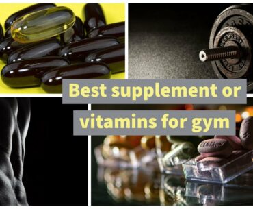 Best Supplement and vitamins for sports