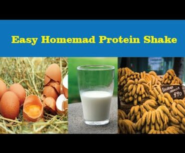 Homemade Post-Workout Protein Shake