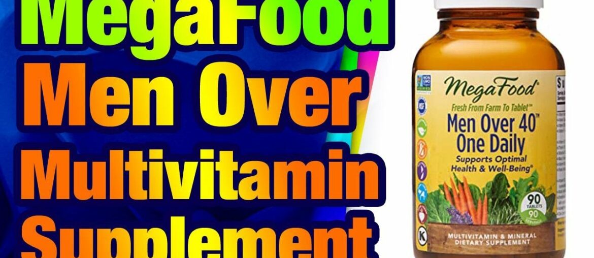 MegaFood, Men Over 40 One Daily, Daily Multivitamin and Mineral Dietary Supplement with Vi