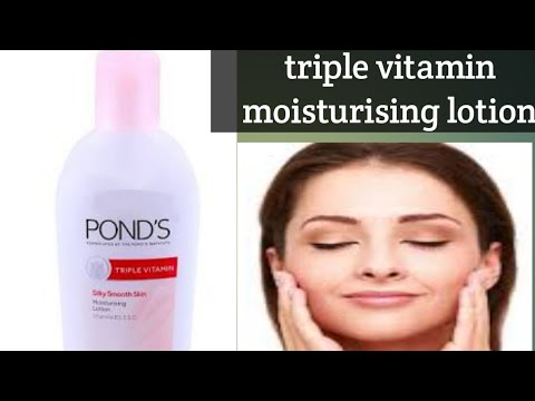 ponds triple vitamin moisturising lotion and winter skin care & benefits?