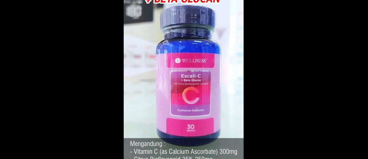 WELLNESS Excell C + Beta Glucan untuk Daya Tahan Tubuh