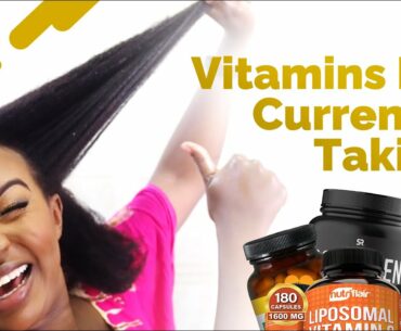 I'VE BEEN USING THESE VITAMINS TO BOOST MY HAIR GROWTH!