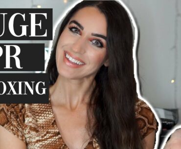 HUGE BEAUTY PR HAUL UNBOXING!! | WHAT'S NEW IN MAKEUP,  NAILS, SKINCARE & HAIRCARE!
